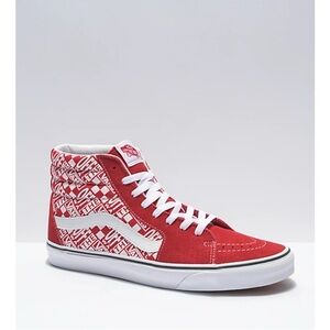 Vans Sk8-Hi Sneakers (Off the Wall Edition)
Size: Men’s 11.5 / Women’s 13.5
